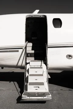 White jet Stock Photos