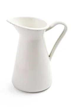 White jug or pitcher Stock Photos
