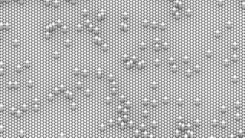 White jumping sticks. Seamless loop. Stock Footage 121430072