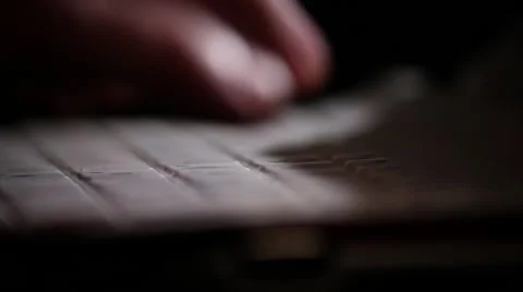 White keyboard close up typing 1 Stock Footage 47454805