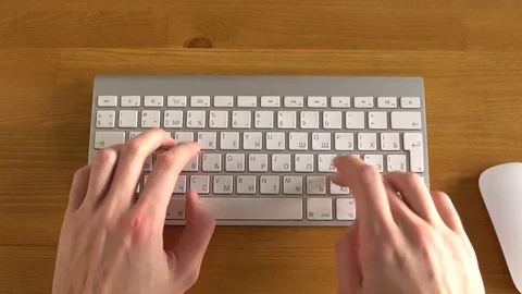 White keyboard Stock Footage 73286140