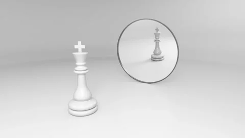 White king stands in front Stock Footage 106341269