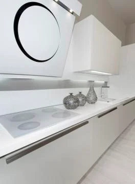 White kitchen Stock Photos