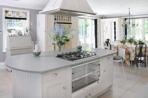White kitchen Stock Photos