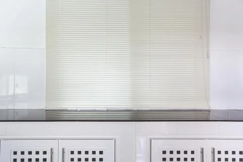 White kitchen room Stock Photos