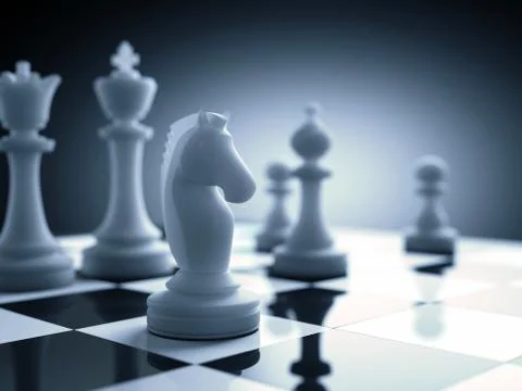 White Knight Stock Illustration