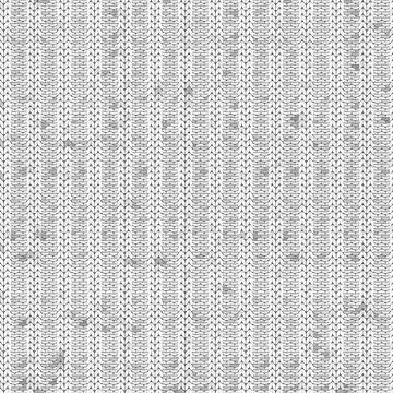 White knit texture of rib 2x2 seamless pattern. Vector illustration Illustrazione stock
