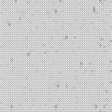 White knit texture seamless pattern. Illustrazione stock