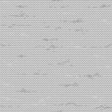 White knit texture of wrong side seamless pattern. Illustrazione stock