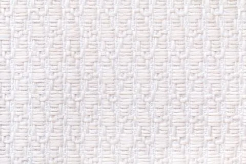 White knitted woolen background with pattern of soft cloth. Texture of textil Foto stock