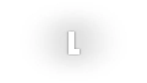 White l icon with shadow isolated on white background. Stock Footage 205586728