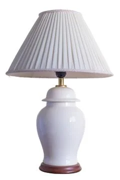 White lamp Foto stock