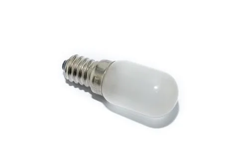 White lamp on white background Foto stock