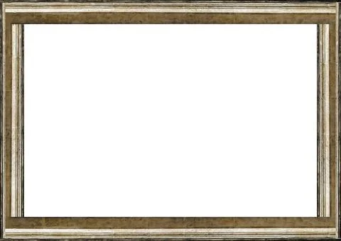 White Landscape Background with Decorated Borders White frame background w... Stock Photos