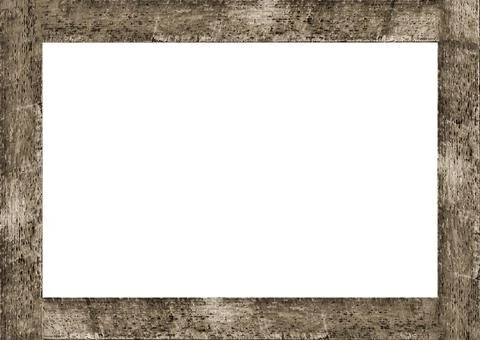 White Landscape Background with Rustic Borders White frame background with... Stock Photos