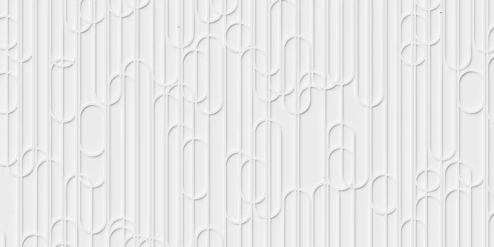 White large stretched ellipse frames overlaying each other, geometry shapes.. イラスト素材