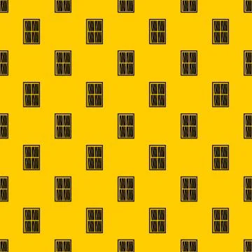 White latticed rectangle window pattern Stockillustratie