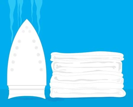 White laundry Stock Illustration