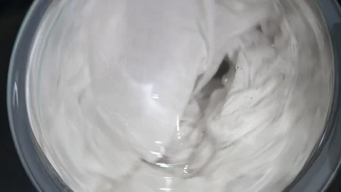 White laundry washing machine cycle spinning Stock Footage 322058527