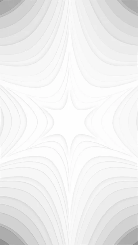 White layered abstract background soft paper waves, geometric symmetry, clean em Stock Footage 340528185