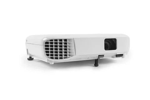 White LCD Projector Video Presentation and Home Theatre Entertainment isola.. Stock Photos