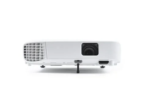 White LCD Projector Video Presentation and Home Theatre Entertainment isola.. Stock Photos