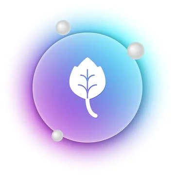 White Leaf icon isolated on white background. Leaves sign. Fresh natural pr.. イラスト素材