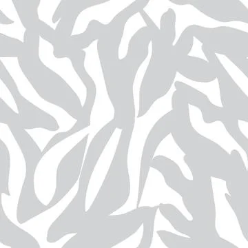 White Leaf seamless pattern design 库存插图