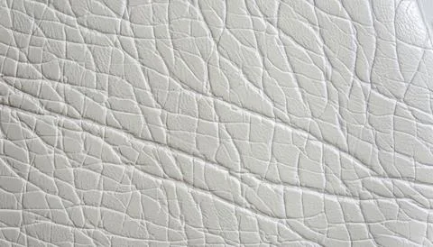 White leather background texture closeup 2 Stock Photos