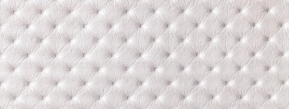 White leather texture with capitone pattern, macro background of retro Cheste Stock Photos