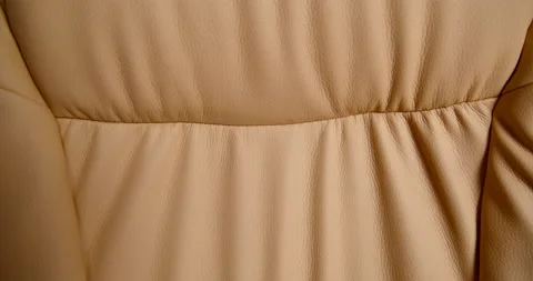 White leather texture close up 4k video Stock Footage 143124379