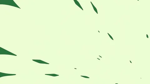 With white leaves flower rabbit leaf black image of cartoonish Stock Footage 335978280
