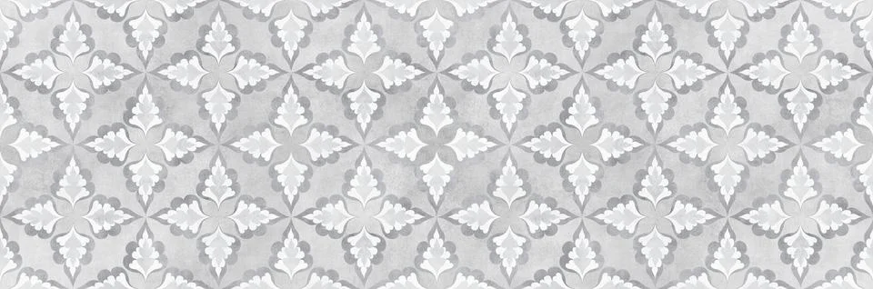 White leaves pattern with cement texture background イラスト素材
