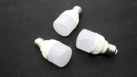White led bulb light isolated Foto stock