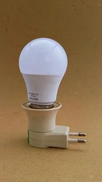 White led light bulb. Stock Photos