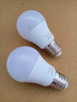 White led light bulb. Stock Photos
