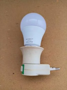 White led light bulb. Stock Photos
