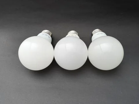 White led light bulb. Stock Photos