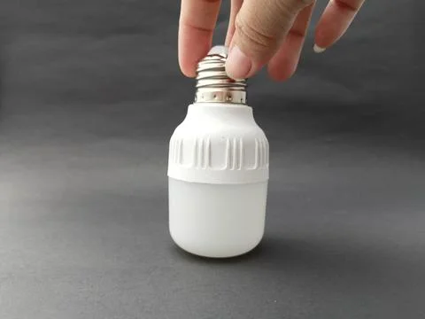 White led light bulb. Stock Photos