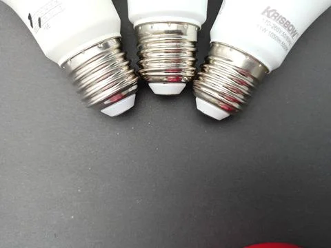 White led light bulb. Stock Photos