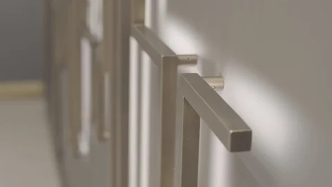 White Led On The Wall Stock Footage 125887226