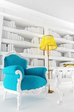 White Library Иллюстрация