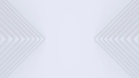 White light architectural background, lines animation, triangle shapes Stock Footage 129977869