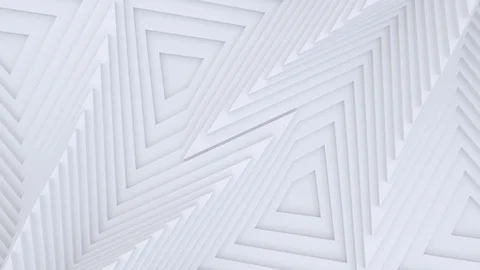 White light architectural background, lines animation, striped zigzag texture Stock Footage 129977870