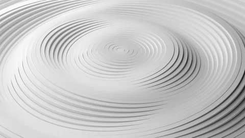 White light background, architectural futuristic construction. Loop animation Stock Footage 229411541