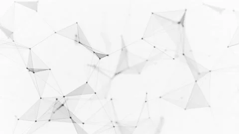 White light background connected lines Stock Footage 148318856