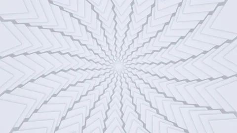White light background, hypnotic psychedelic vortex, 3d motion design Stock Footage 130671498