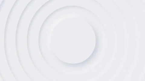 White light Background pattern of displacement circles. Pushing white ring. Stock Footage 201487674