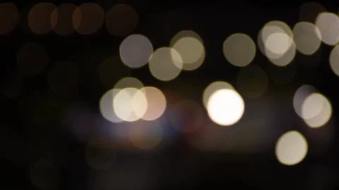 White light bokeh soft blur beautiful to night Stock Footage 133354611