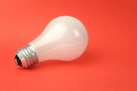 White Light Bulb 스톡 사진